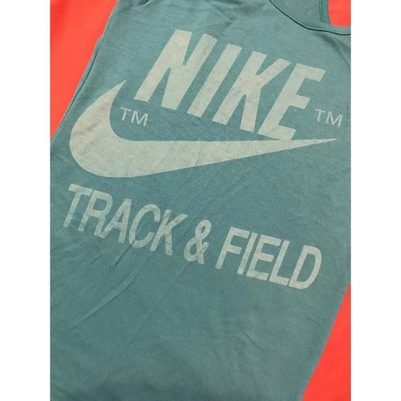NIKE WOMEN SMALL TRACK & FIELD WORKOUT TANK TOP AQUA COLOR - GREAT CONDITION - Picture 5 of 5